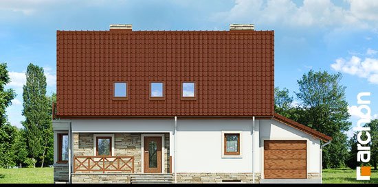 Проект дома Дом в деванне 2 (П) вер.3 - 3 С мансардным этажом дома в Киеве