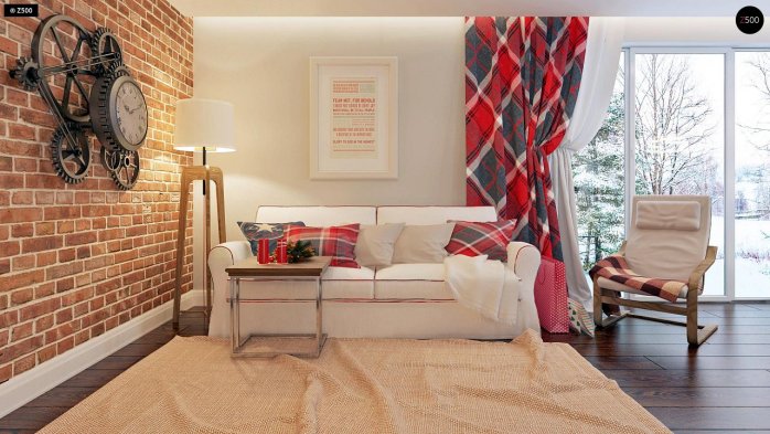 Проект дома U177 - 6 С мансардным этажом дома в Киеве