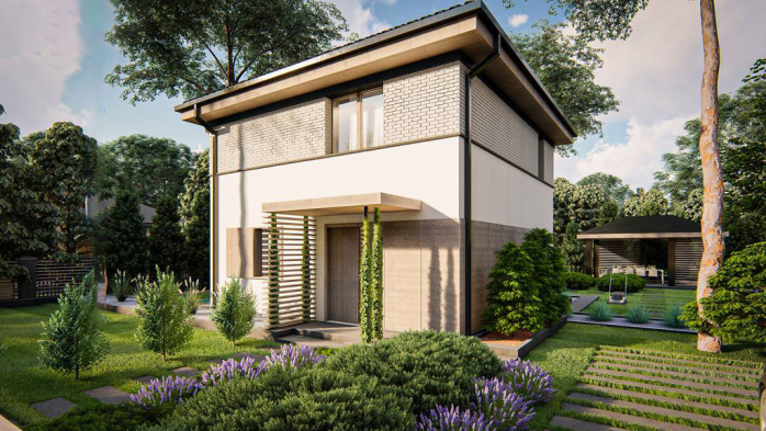 Проект дома U437 - 4 Двухэтажные дома в Киеве