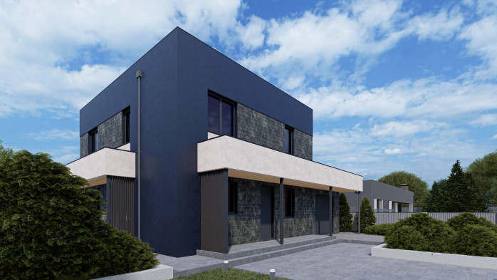 Проект дома Db 18 - 4 Двухэтажные дома в Киеве