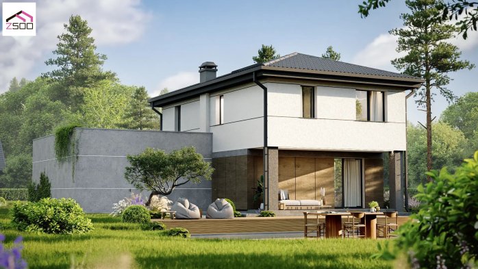 Проект дома U487 - 4 Двухэтажные дома в Киеве