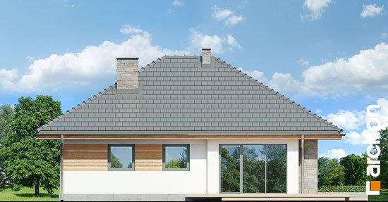 Проект дома Дом в сирени вер.2 - 5 Одноэтажные дома в Киеве