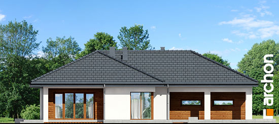 Проект дома Дом под какао вер.2 - 5 Одноэтажные дома в Киеве