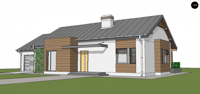 Проект дома U93 GL - 3 Одноэтажные дома в Киеве