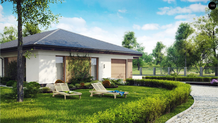 Проект дома U268 - 2 Одноэтажные дома в Киеве