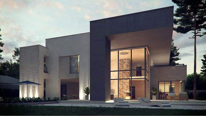 Проект дома Ux127 - 12 Двухэтажные дома в Киеве