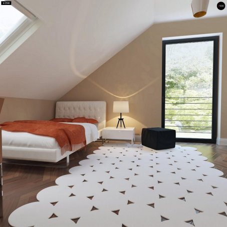 Проект дома U240 - 17 С мансардным этажом дома в Киеве