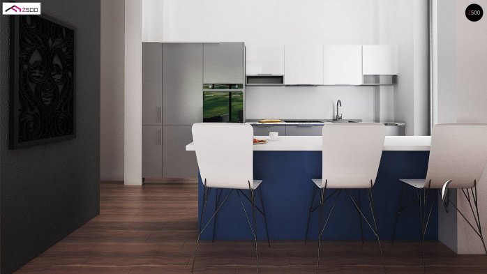 Проект дома Ux141 S - 10 Одноэтажные дома в Киеве