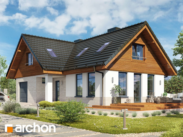 Проект дома Дом в манго вер.3 - 1 С мансардным этажом дома в Киеве