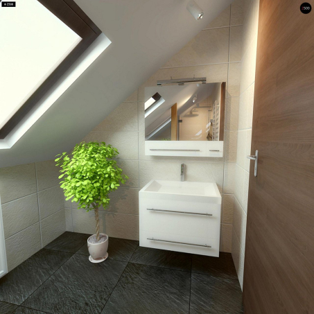 Проєкт будинку U3 - З мансардним поверхом дома у Києві