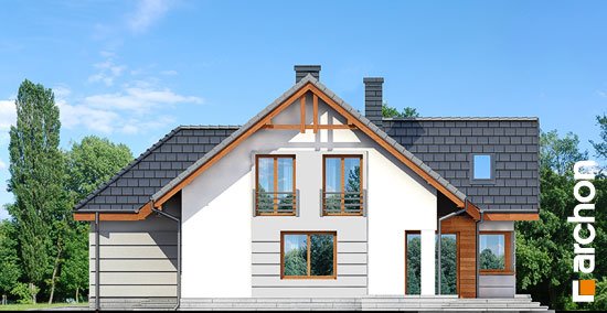 Проект дома Дом в хмеле вер.2 - 4 С мансардным этажом дома в Киеве