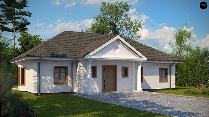 Проєкт будинку U2 L + w - Одноповерхові дома у Києві