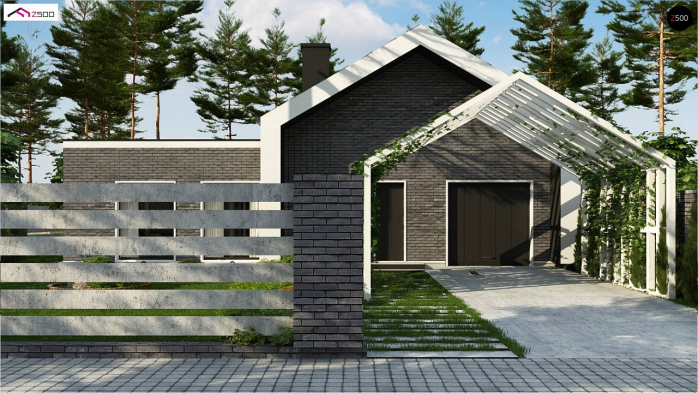 Проект дома Ux206 - 6 С мансардным этажом дома в Киеве