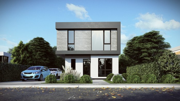 Проєкт будинку DBT 647 - Двоповерхові дома у Києві