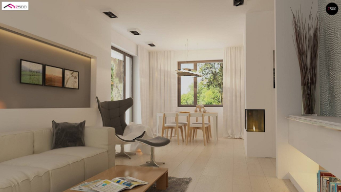 Проект дома U259 - 6 Одноэтажные дома в Киеве