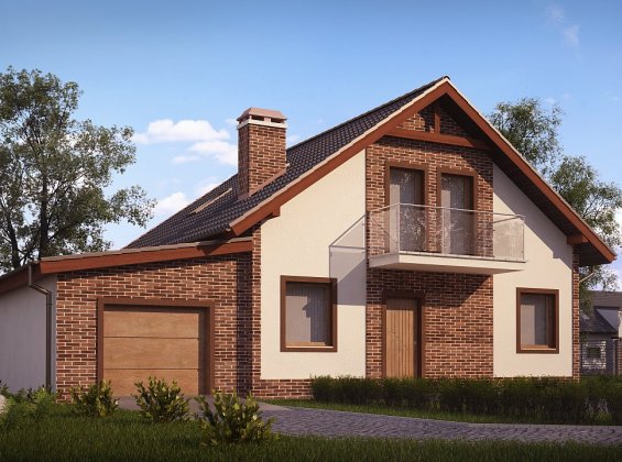 Проект дома U63 L GL