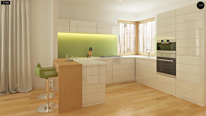 Проект дома Ux47 - 8 Двухэтажные дома в Киеве