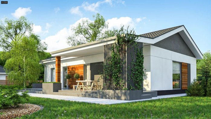 Проект дома U376 - 6 Одноэтажные дома в Киеве