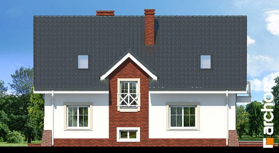 Проект дома Дом в горошке 4 вер.2 - 6 С мансардным этажом дома в Киеве