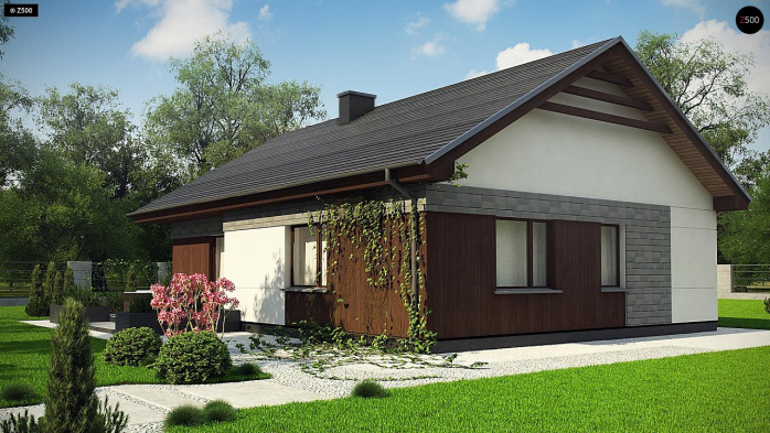 Проект дома U334 - 4 Одноэтажные дома в Киеве