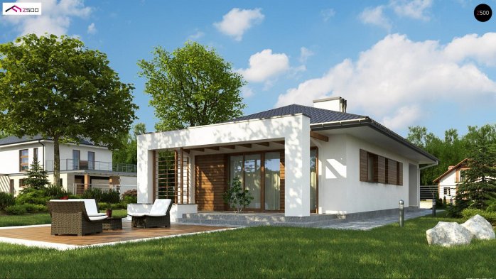 Проект дома U355 - 2 Одноэтажные дома в Киеве