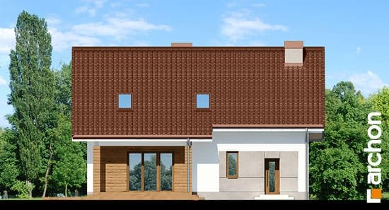 Проект дома Дом в яблонках 6 - 6 С мансардным этажом дома в Киеве