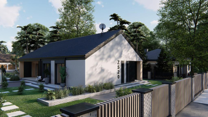 Проект дома U520 - 1 Одноэтажные дома в Киеве