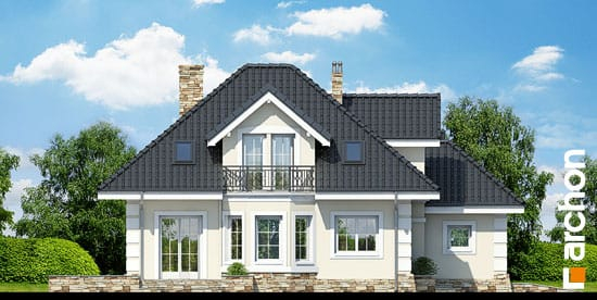 Проект дома Дом в рукколе (П) вер.2 - 5 С мансардным этажом дома в Киеве