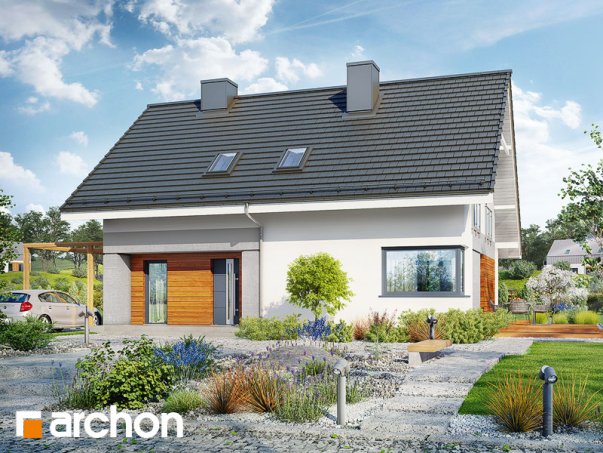 Проект дома Дом в малиновках 4 - 1 С мансардным этажом дома в Киеве