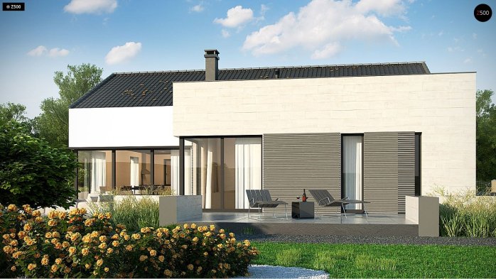 Проект дома U390 - 3 Одноэтажные дома в Киеве