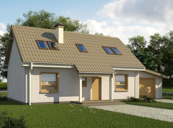 Проект дома U12 P GP