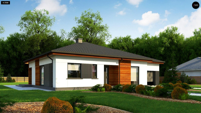 Проект дома U375 - 1 Одноэтажные дома в Киеве