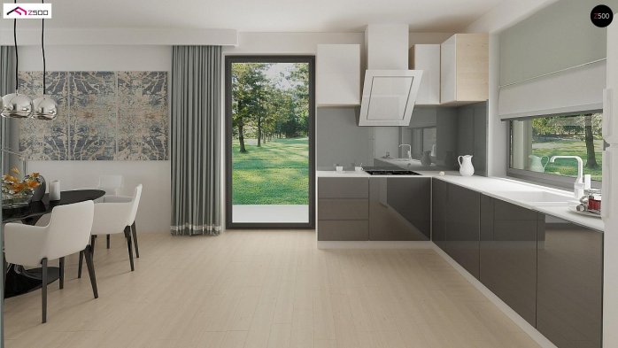 Проект дома U390 - 13 Одноэтажные дома в Киеве