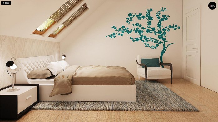 Проект дома U184 - 11 С мансардным этажом дома в Киеве