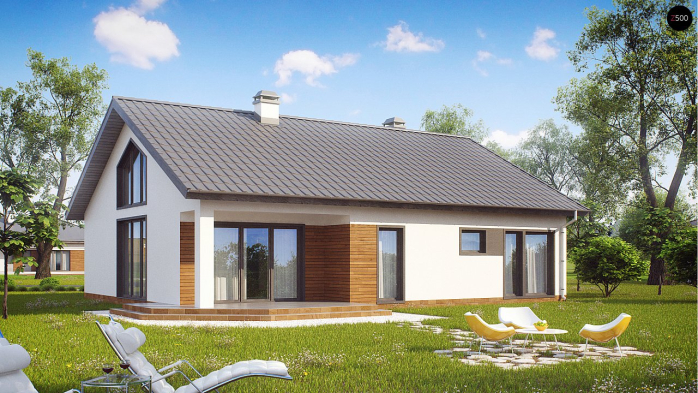 Проект дома U202 - 2 Одноэтажные дома в Киеве
