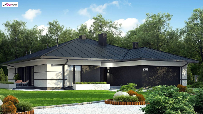 Проект дома U378 B - 1 Одноэтажные дома в Киеве