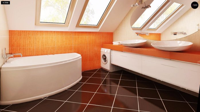 Проект дома U225 k - 12 С мансардным этажом дома в Киеве