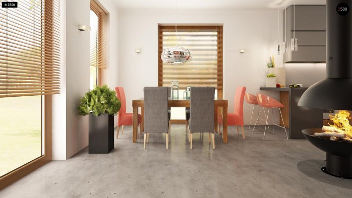 Проект дома U264 - 7 С мансардным этажом дома в Киеве