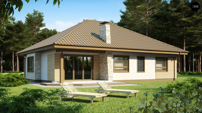 Проект дома U19 - 1 Одноэтажные дома в Киеве