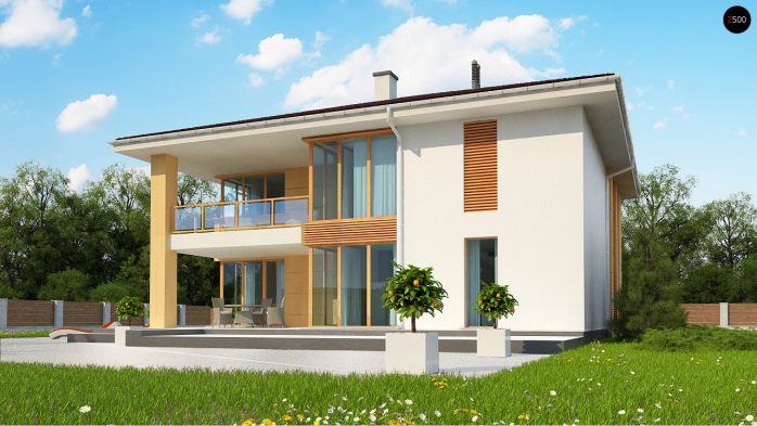 Проект дома U156 A - 4 Двухэтажные дома в Киеве