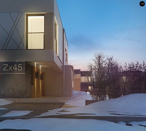 Проєкт будинку Ux45 - Двоповерхові дома у Києві