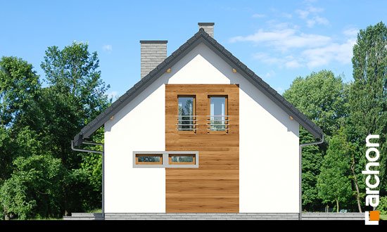 Проект дома Дом в бруснике 4 - 5 С мансардным этажом дома в Киеве