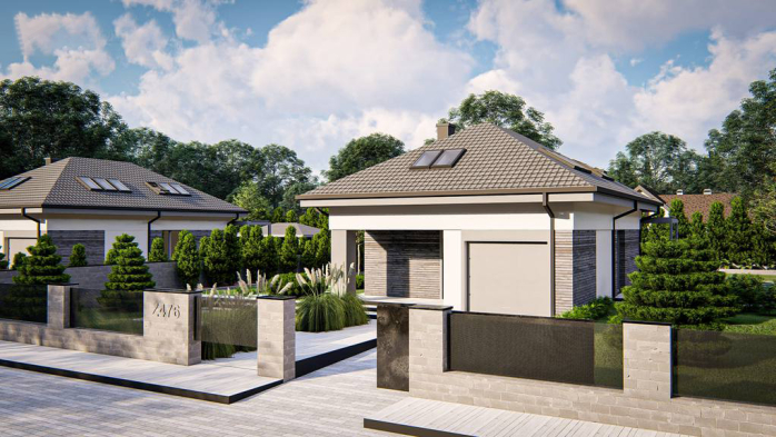 Проект дома U476 - 2 С мансардным этажом дома в Киеве