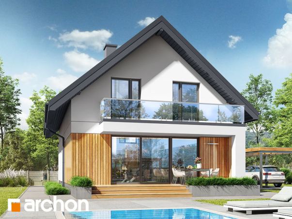 Проект дома Дом в сон-траве 6 - 2 С мансардным этажом дома в Киеве