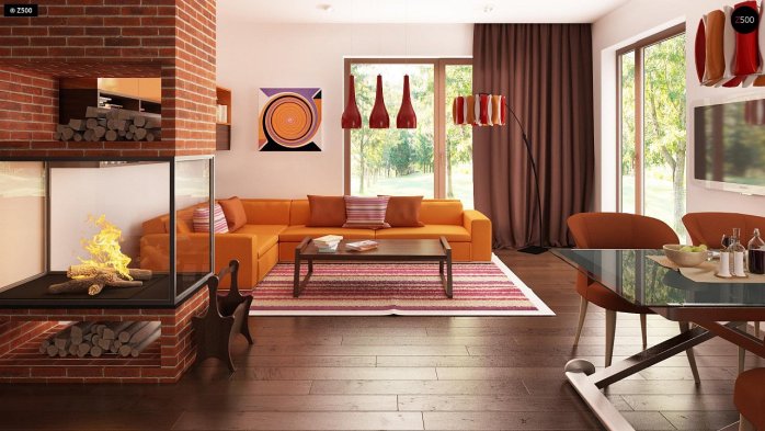 Проект дома U222 - 4 С мансардным этажом дома в Киеве