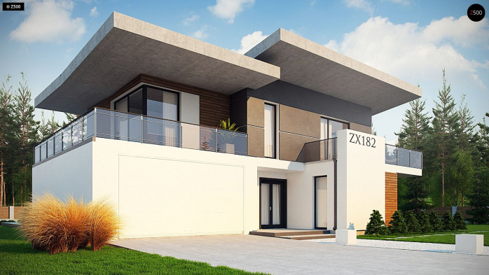 Проект дома Ux182 - 3 Двухэтажные дома в Киеве