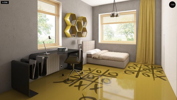 Проект дома U200 L + 100 - 22 Одноэтажные дома в Киеве