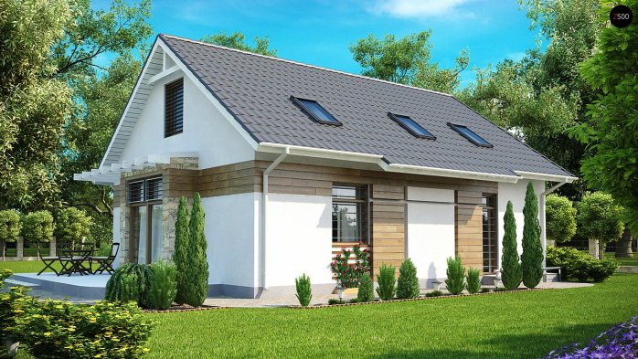 Проект дома U113 - 2 С мансардным этажом дома в Киеве