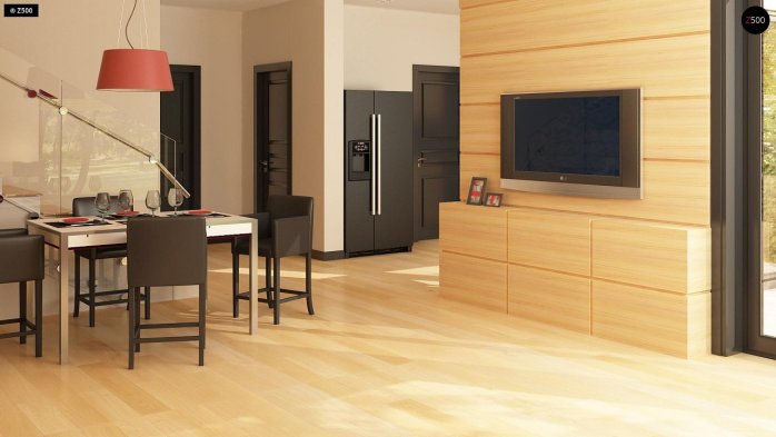 Проект дома Ux24 a k - 6 Двухэтажные дома в Киеве