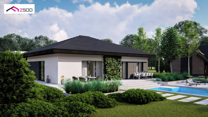 Проект дома U429 - 4 Одноэтажные дома в Киеве